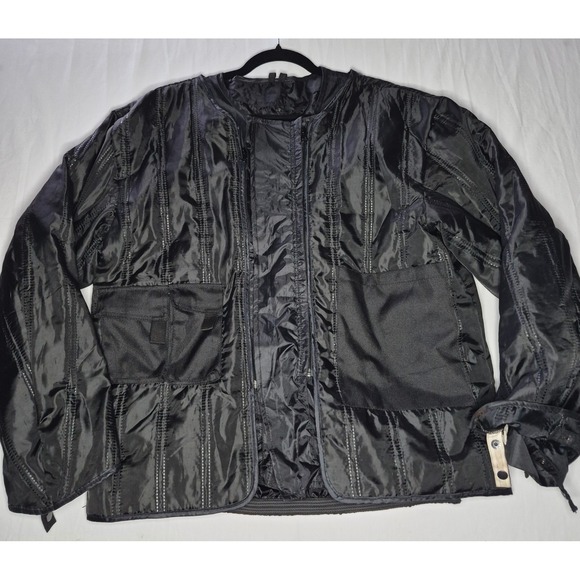 Sliders Kevlar Gear Men's Black Jacket Size L Motorcycle Riding Jacket insert - Picture 2 of 8